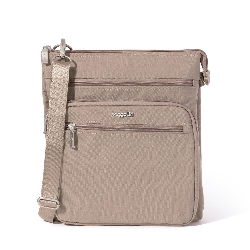 6475 Out and About Crossbody Bag - 10"x10.7" Lightweight Travel Handbag w/